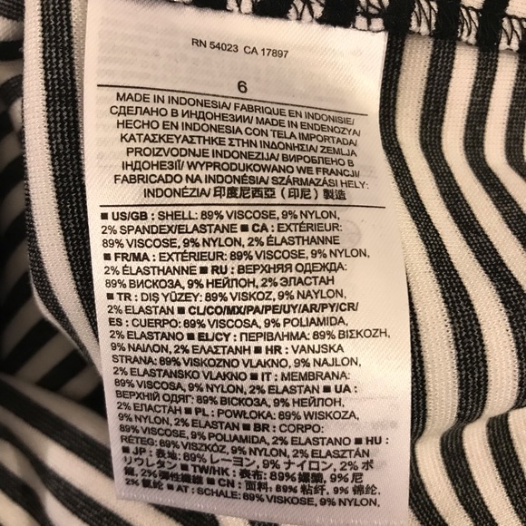 Banana Republic Stripe Pencil Skirt - Picture 6 of 7